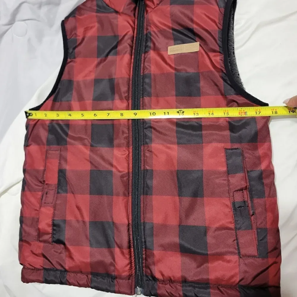 Buffalo David Bitton Boy's reversible vests Sz S And M